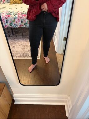 GAP Black Skinny Jeans - High-Rise Slim Fit